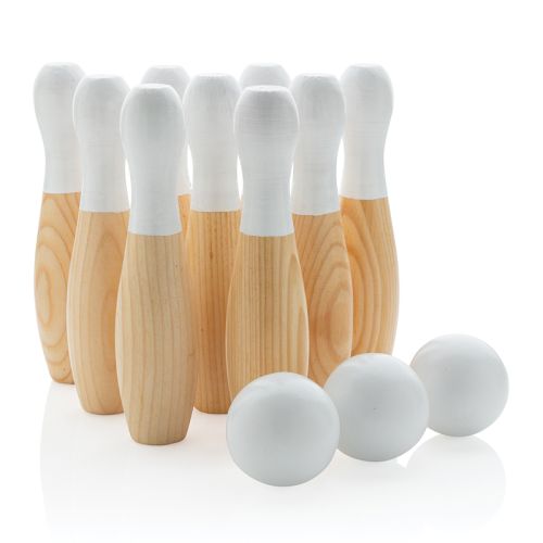 Wooden skittles set - Image 3